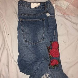 mom jeans pacsun